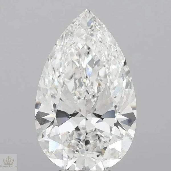 7.02ct Pear Lab Grown Diamond (Colour F, Clarity VVS2, IGI Certified)