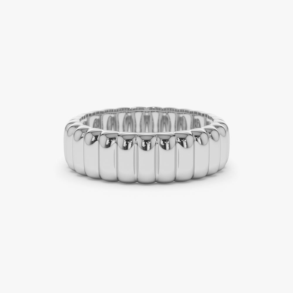 OBFJ1546 - 14k Iconic Dome Bold Statement Ring 4