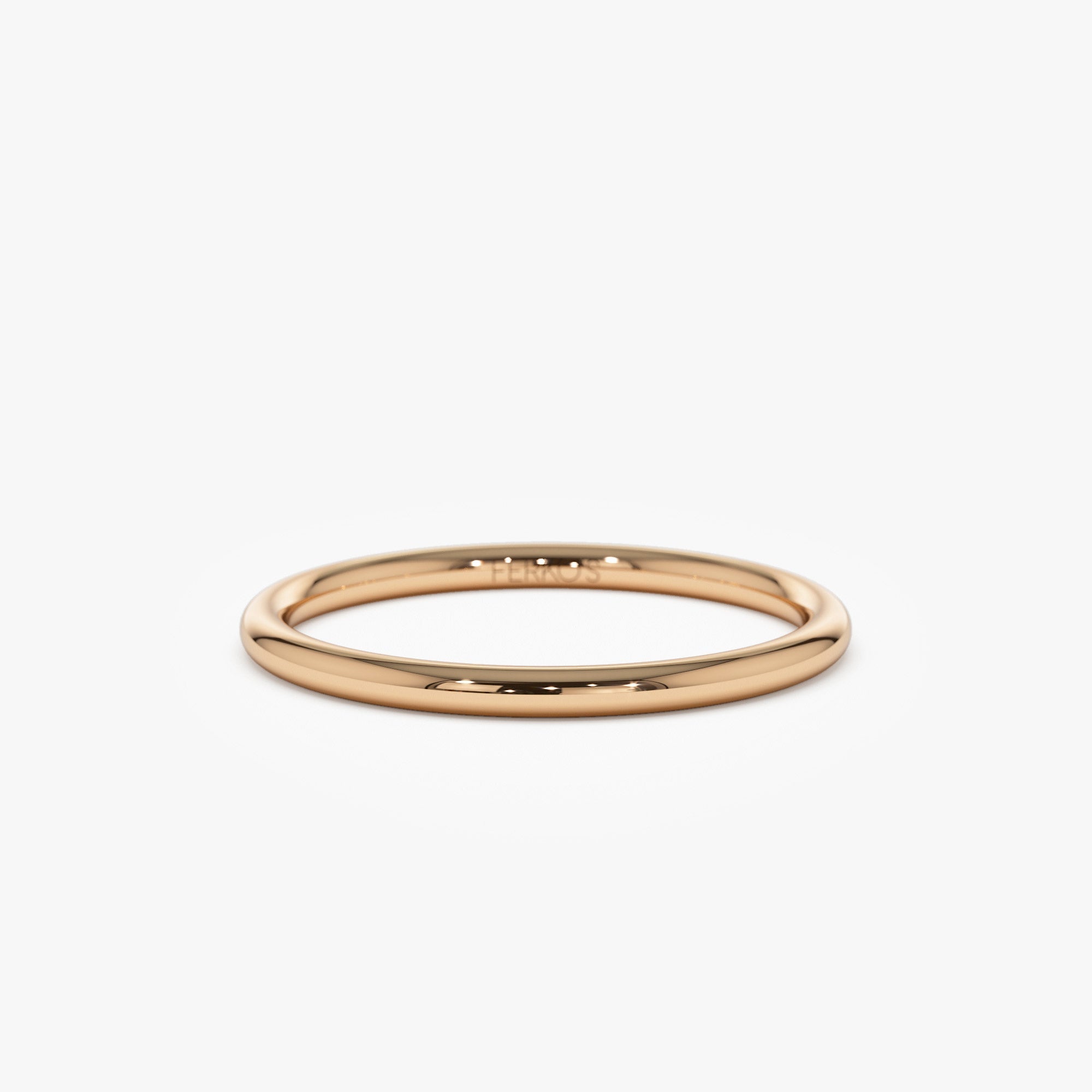 OBFJ1342 - 14K Solid Gold 1.5 MM Wedding Band 4