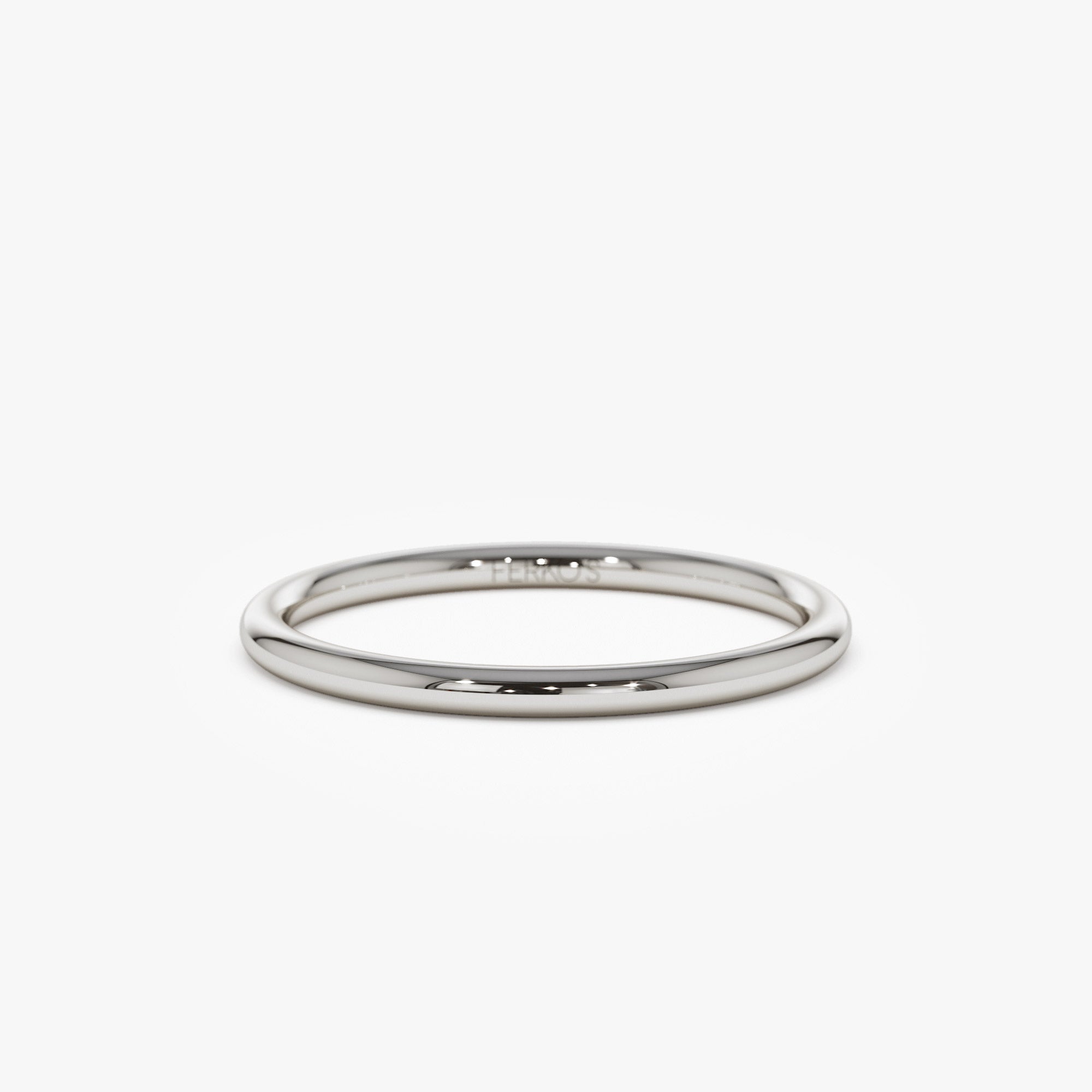 OBFJ1342 - 14K Solid Gold 1.5 MM Wedding Band 5