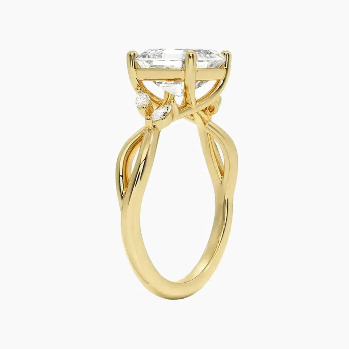 OBSER248 - Amara Asscher engagement ring setting view 8