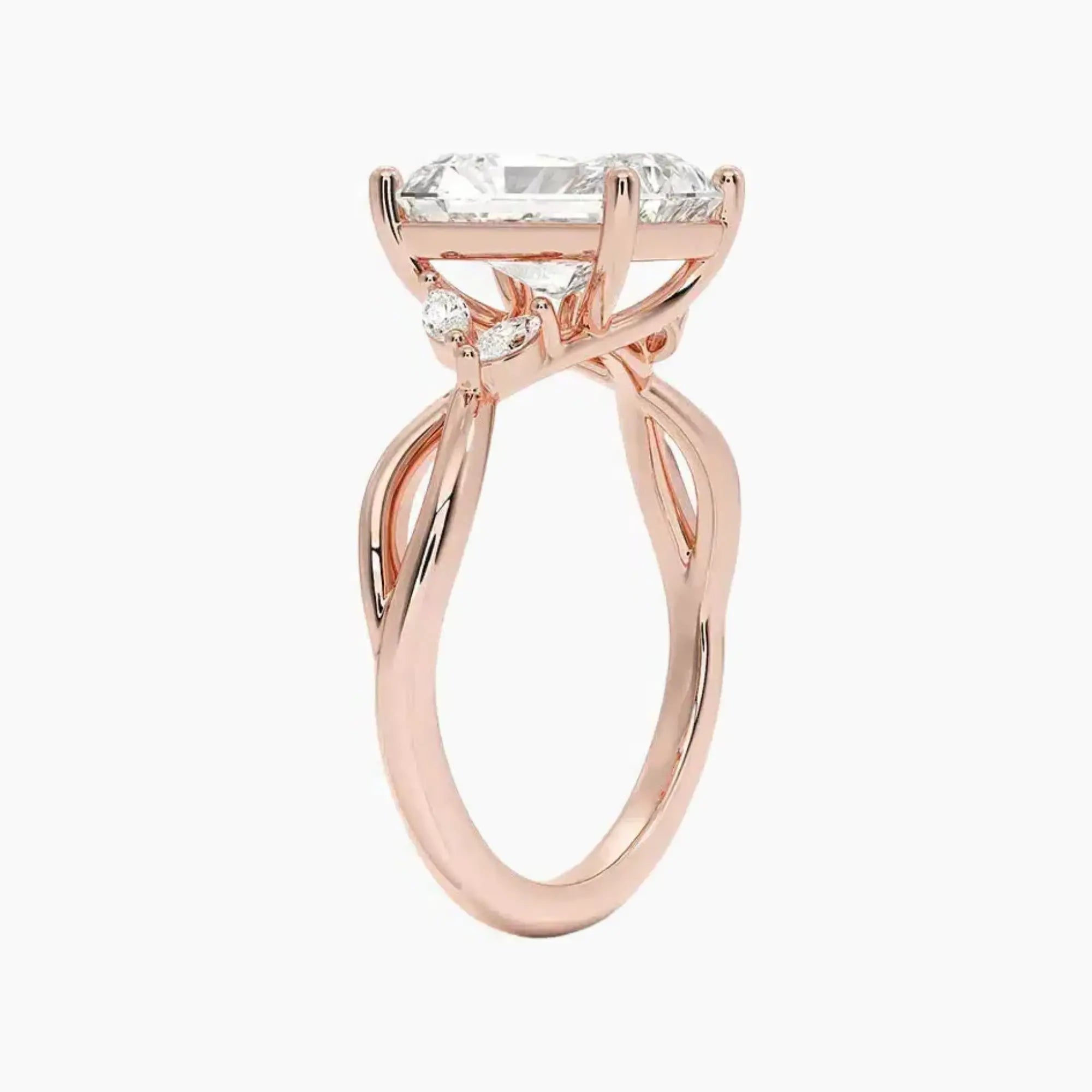 OBSER247 - Amara Radiant engagement ring setting view 5