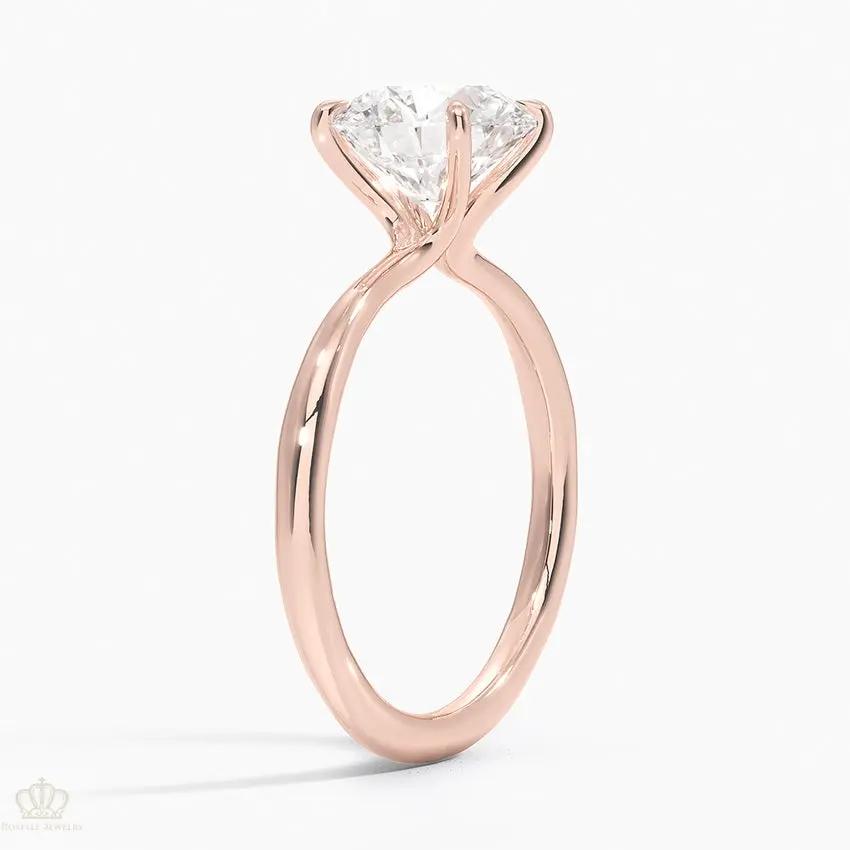 Freesia Solitaire 2mm Engagement Ring [Setting Only] - EC115 CHARLISA™