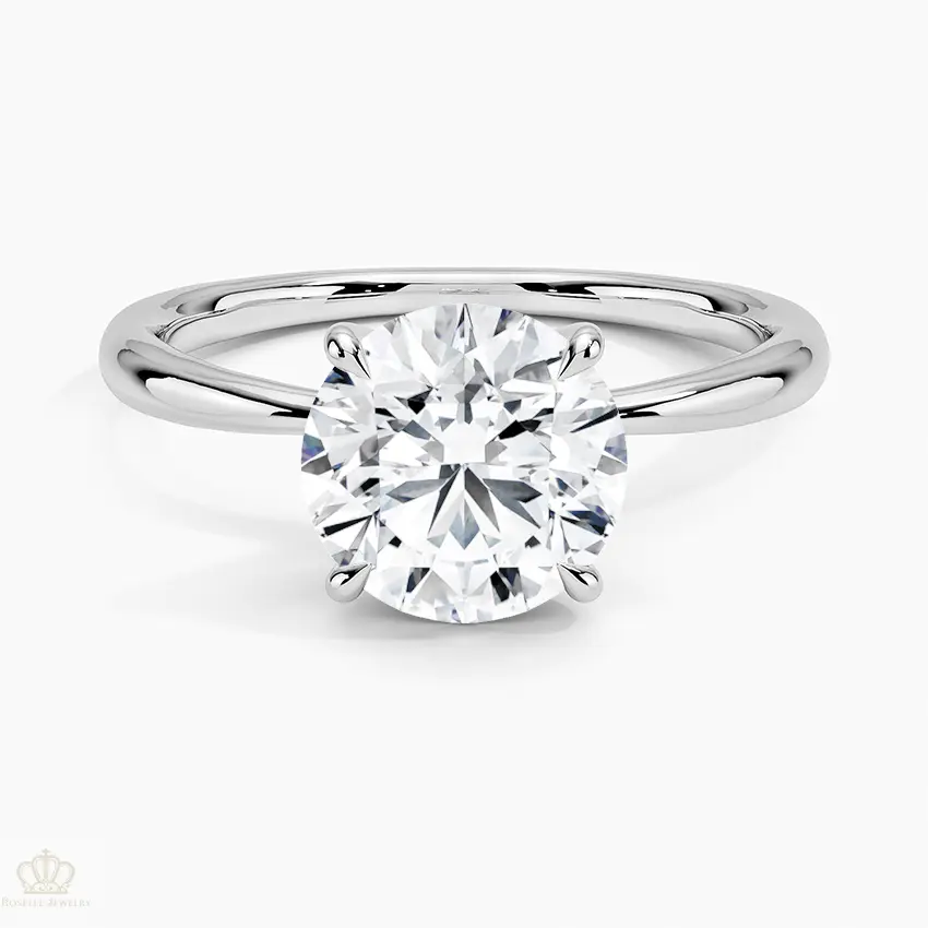 Freesia Solitaire 2mm Engagement Ring [Setting Only] - EC115 CHARLISA™