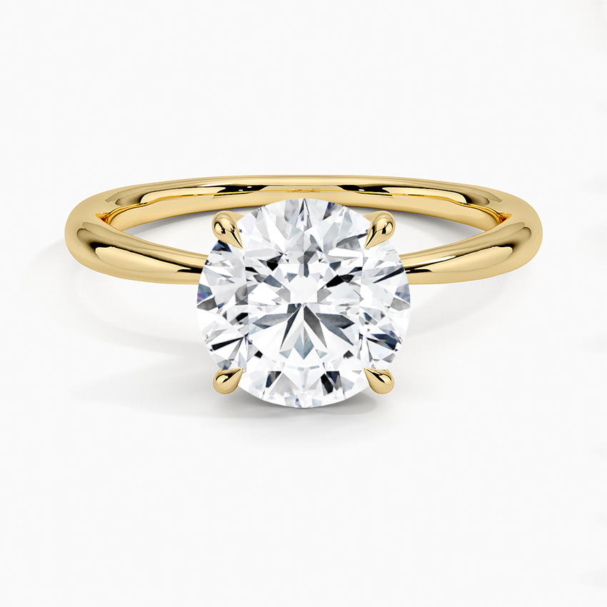 Freesia Solitaire 2mm Engagement Ring [Setting Only] - EC115 CHARLISA™