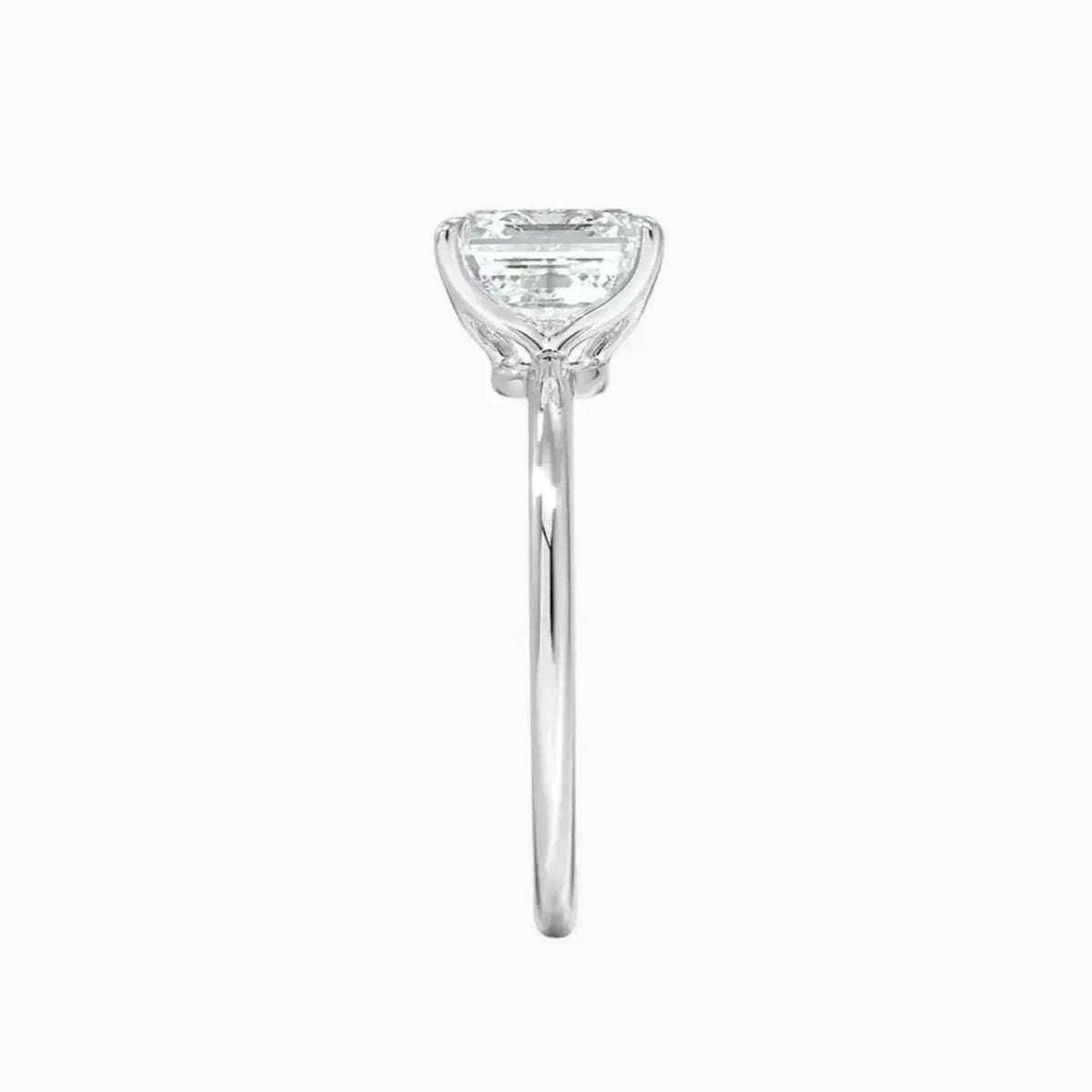 OBSER394 - Brielle Solitaire Asscher engagement ring setting view 3