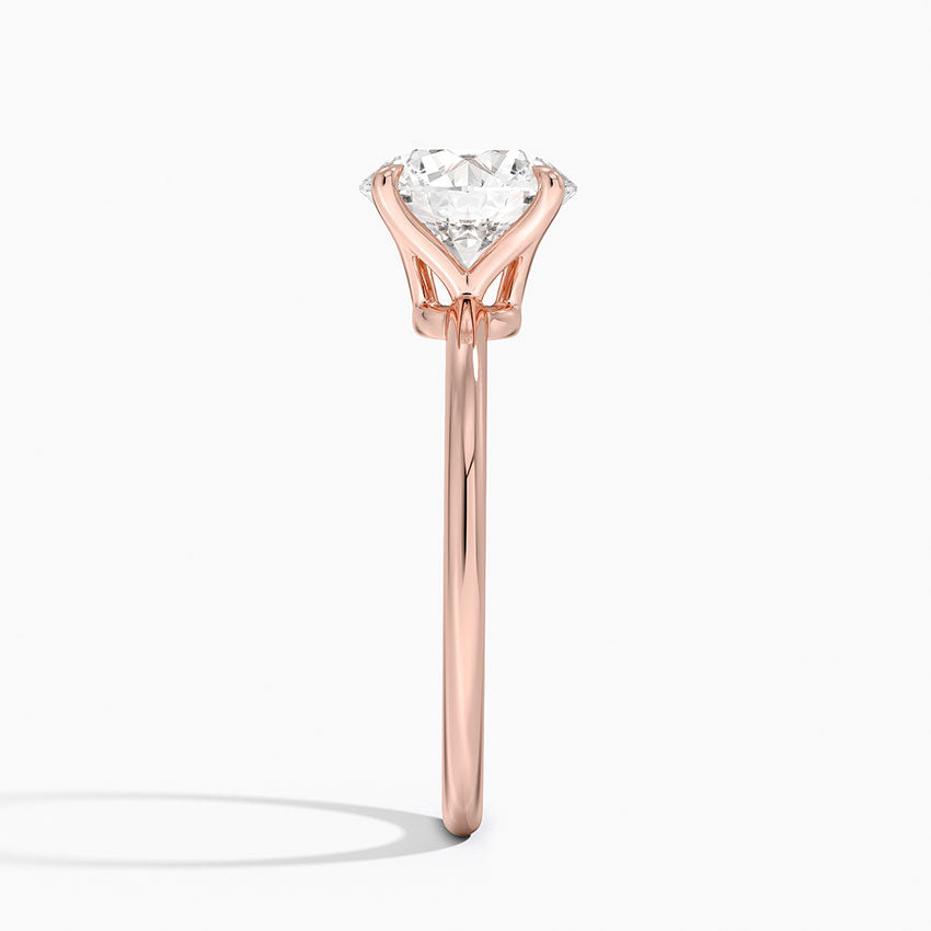 Petite Elodie Solitaire Engagement Ring [Setting Only] - EC114