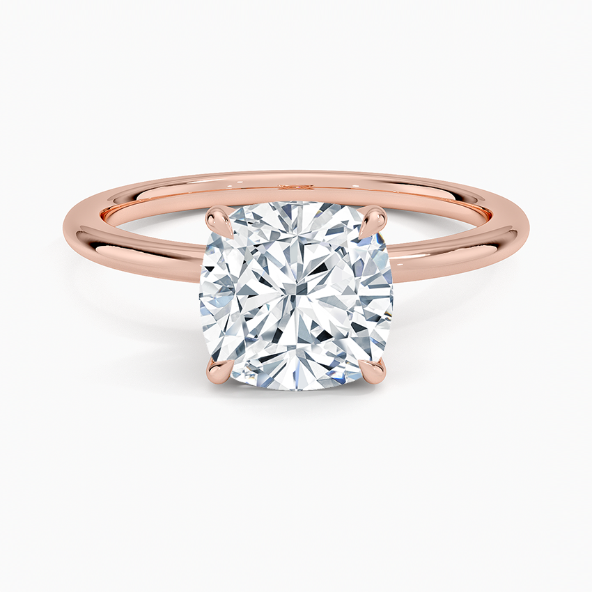 Petite Elodie Solitaire Engagement Ring [Setting Only] - EC114