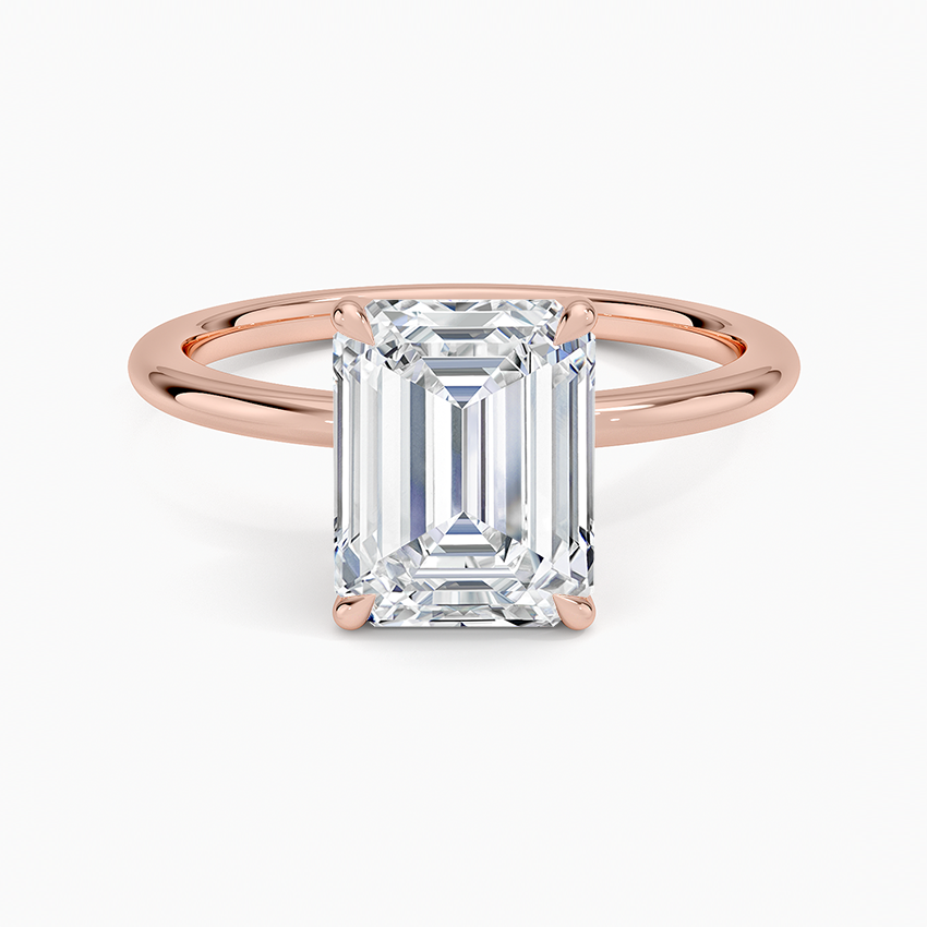Petite Elodie Solitaire Engagement Ring [Setting Only] - EC114