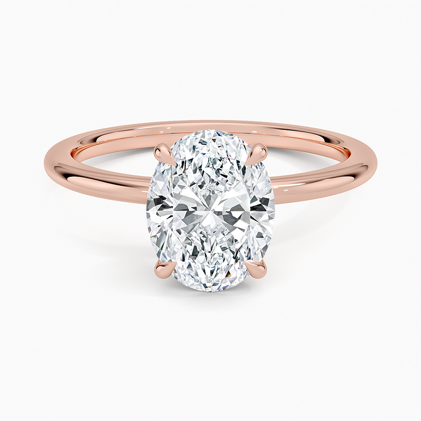 Petite Elodie Solitaire Engagement Ring [Setting Only] - EC114