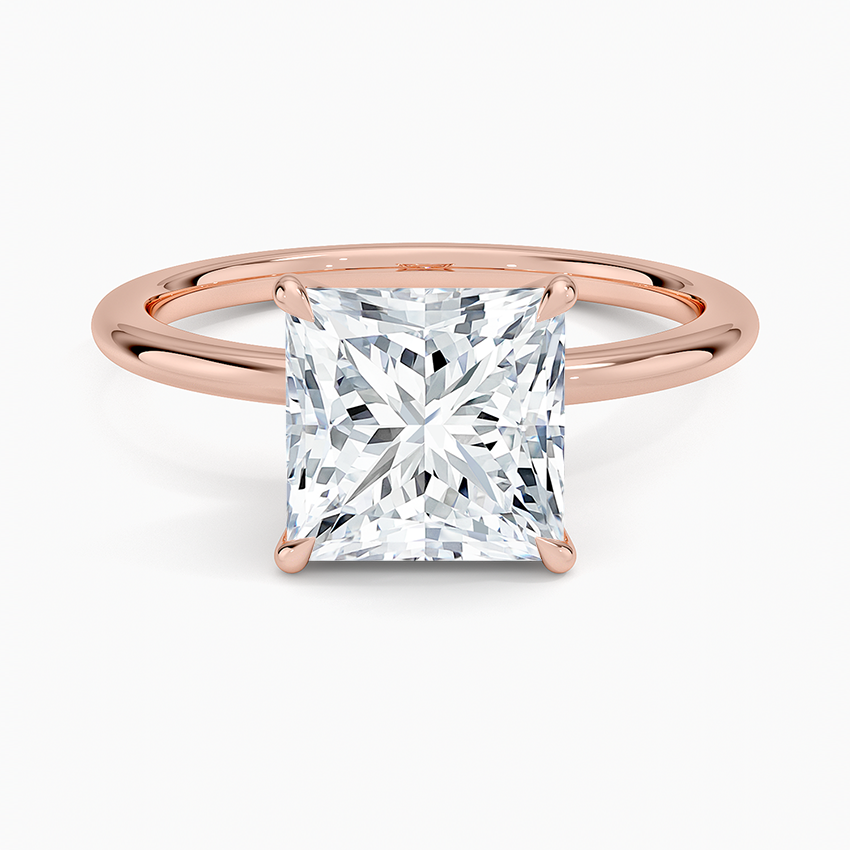 Petite Elodie Solitaire Engagement Ring [Setting Only] - EC114