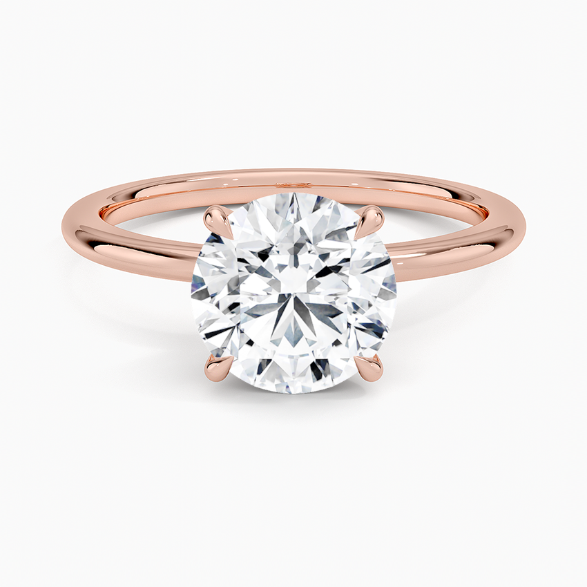 Petite Elodie Solitaire Engagement Ring [Setting Only] - EC114