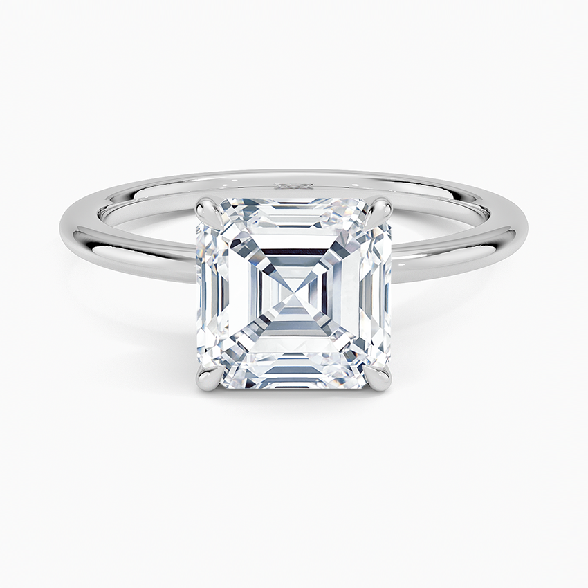 Petite Elodie Solitaire Engagement Ring [Setting Only] - EC114