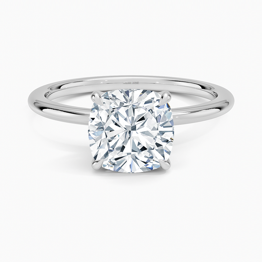 Petite Elodie Solitaire Engagement Ring [Setting Only] - EC114