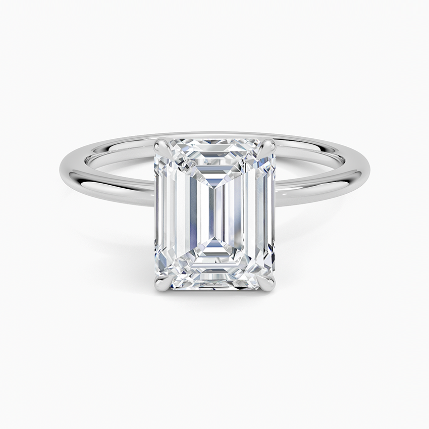 Petite Elodie Solitaire Engagement Ring [Setting Only] - EC114