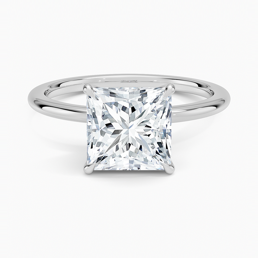 Petite Elodie Solitaire Engagement Ring [Setting Only] - EC114