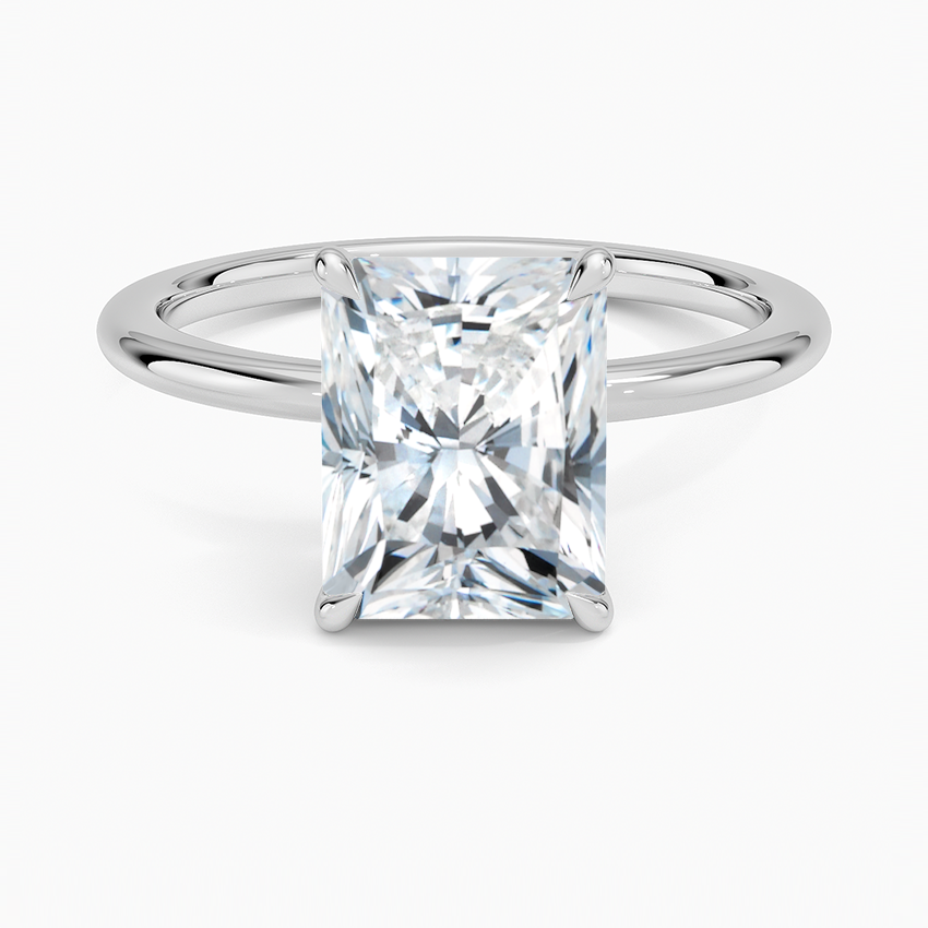 Petite Elodie Solitaire Engagement Ring [Setting Only] - EC114
