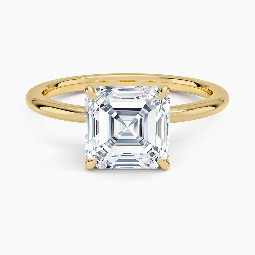 Petite Elodie Solitaire Engagement Ring [Setting Only] - EC114