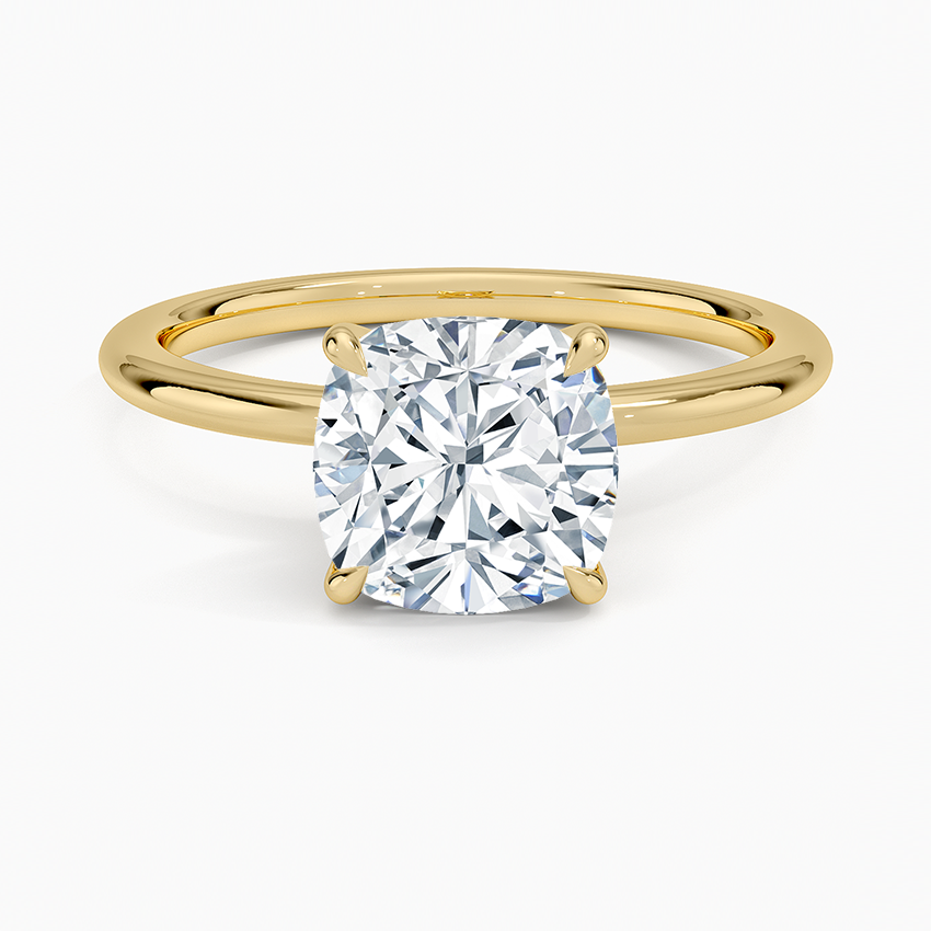 Petite Elodie Solitaire Engagement Ring [Setting Only] - EC114