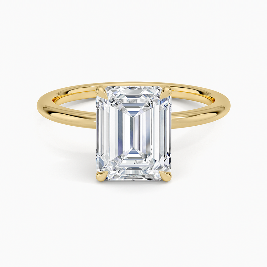 Petite Elodie Solitaire Engagement Ring [Setting Only] - EC114