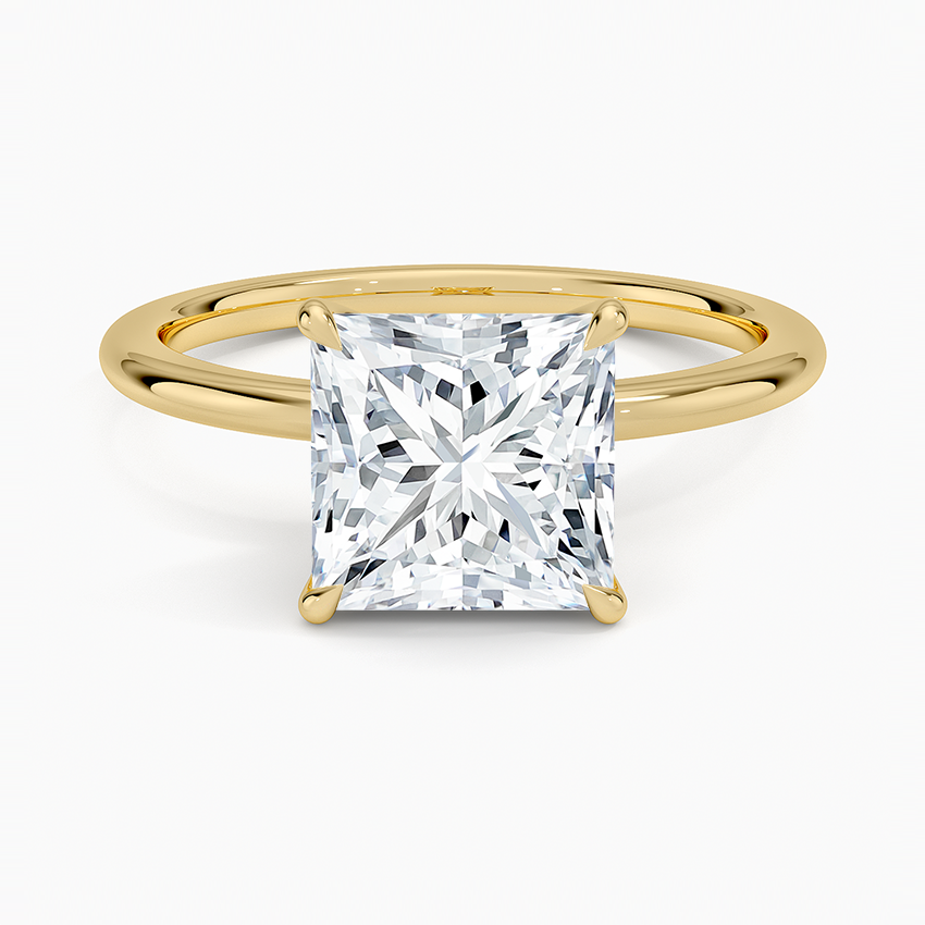 Petite Elodie Solitaire Engagement Ring [Setting Only] - EC114