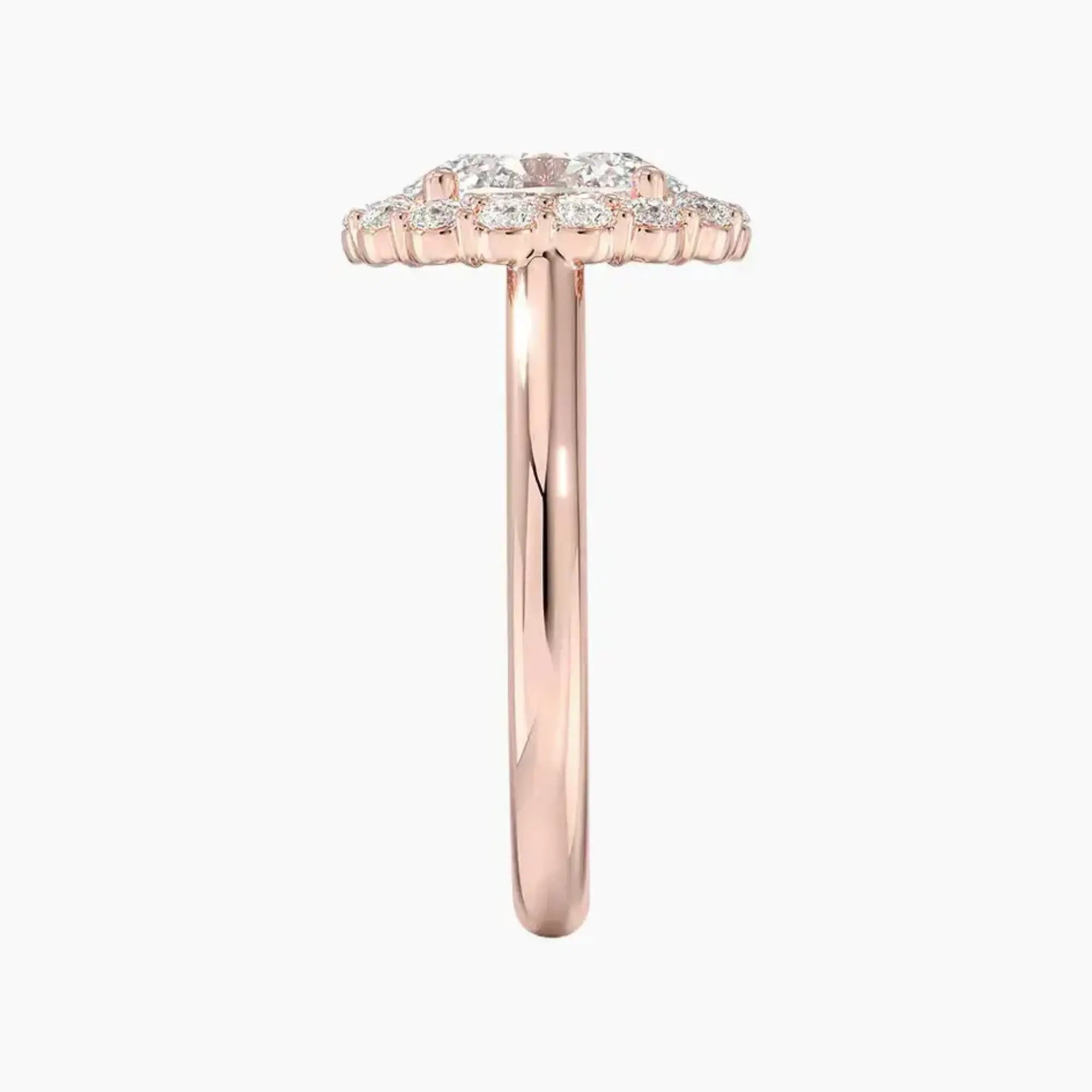 OBSER448 - Fiora Halo Oval engagement ring setting view 6