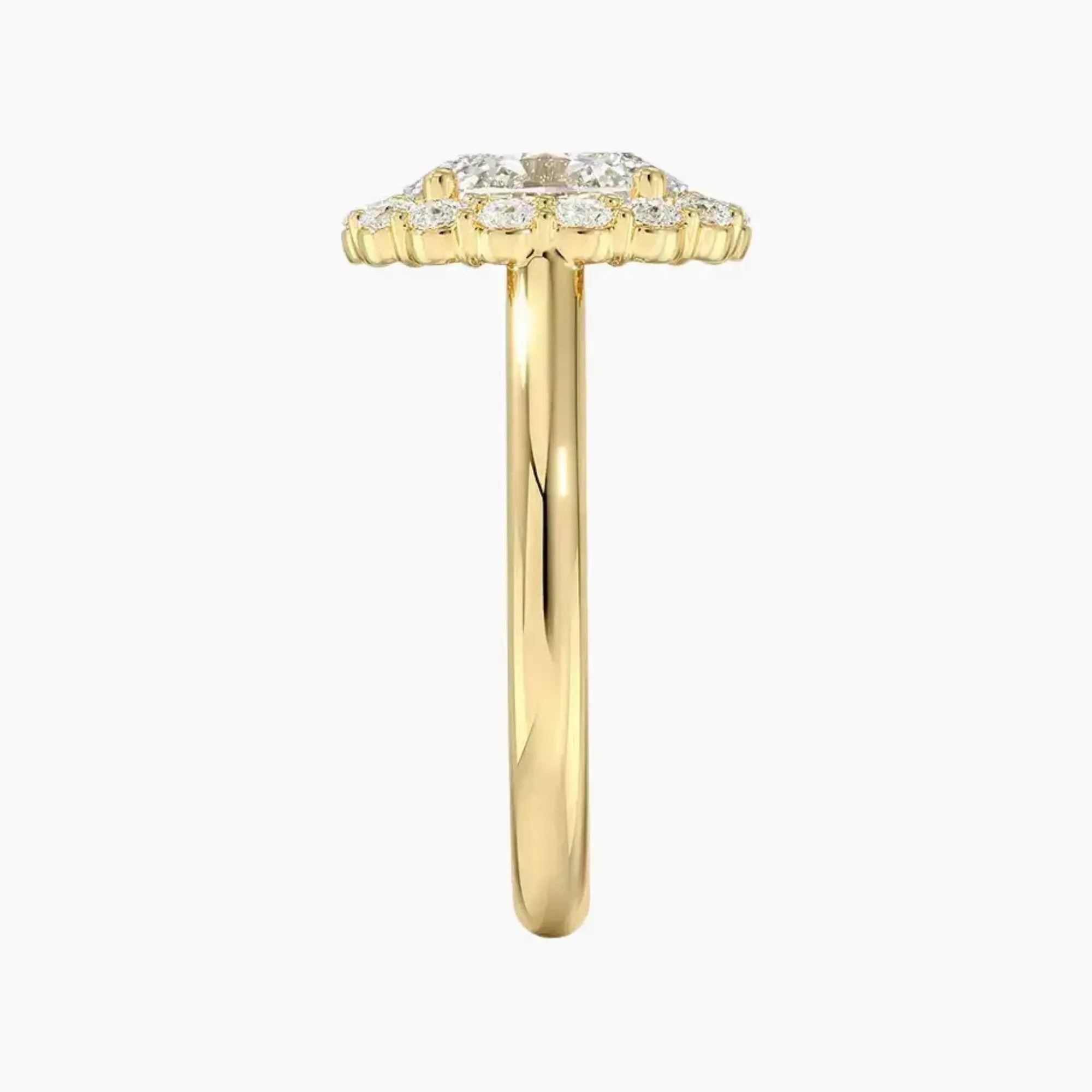 OBSER448 - Fiora Halo Oval engagement ring setting view 9