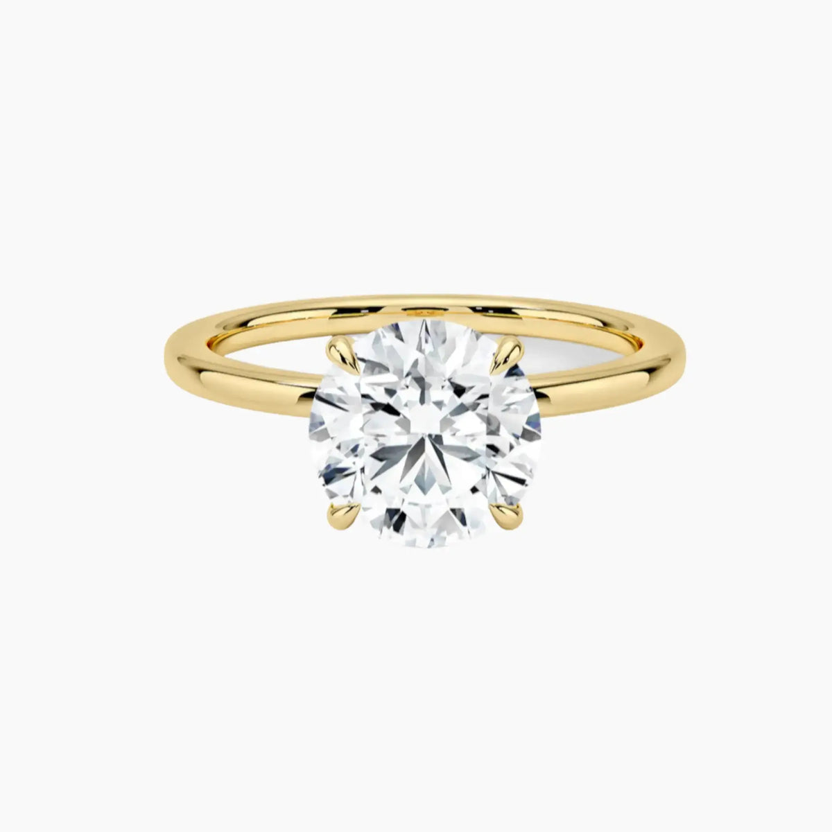 OBSER159 - Giselle Solitaire Round engagement ring setting view 7