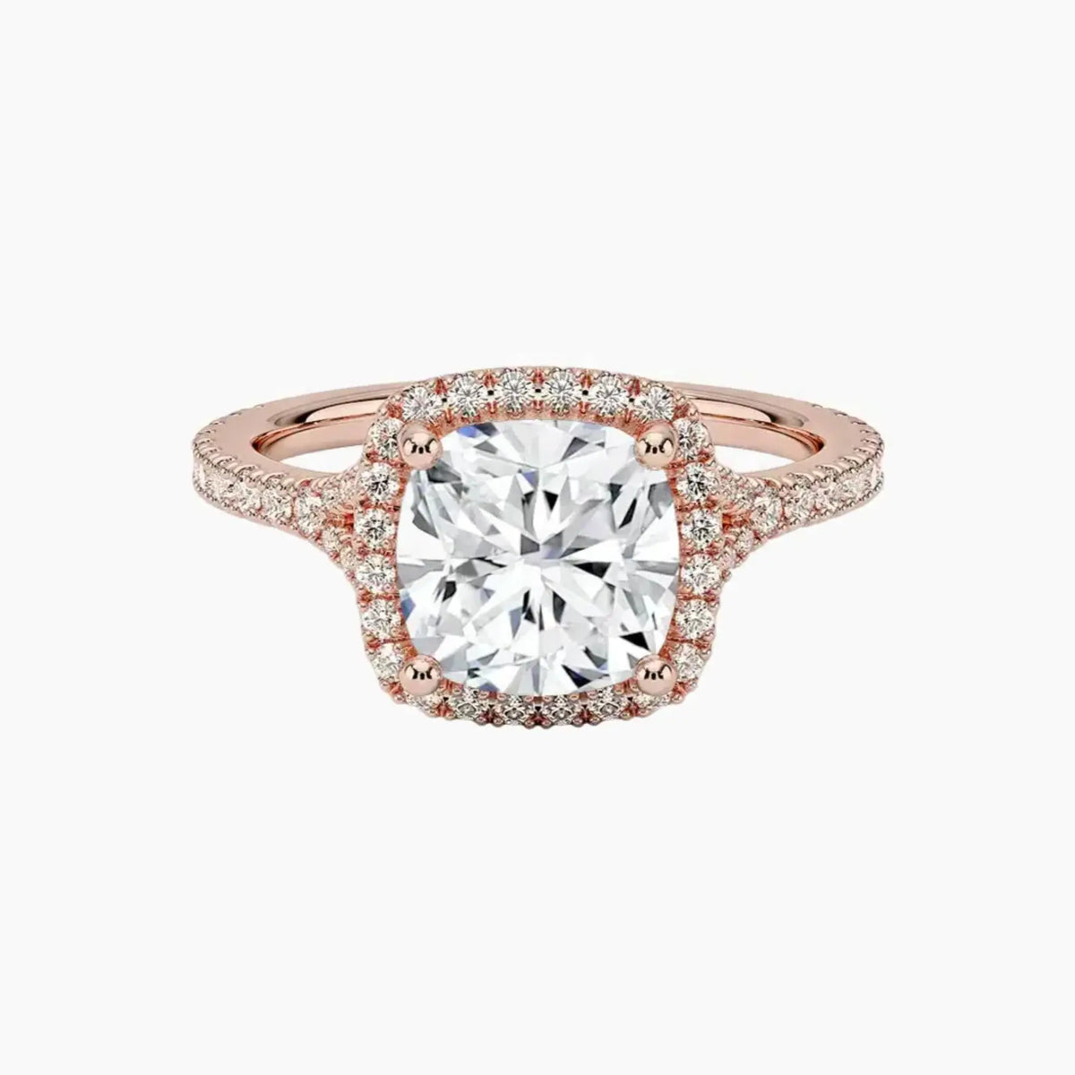 OBSER510 - Lysandra Halo Cushion engagement ring setting view 4
