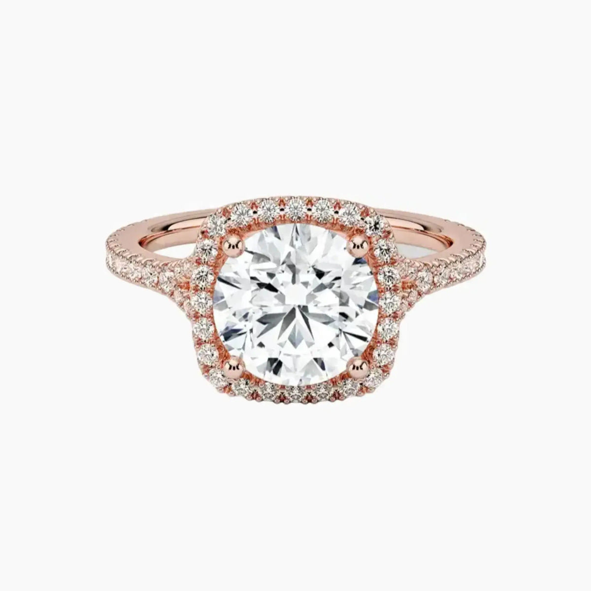 OBSER511 - Lysandra Halo Round engagement ring setting view 4