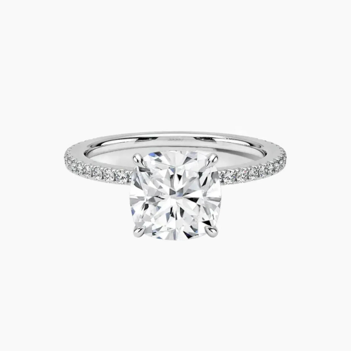 OBSER228 - Adalia Cushion engagement ring setting view 1
