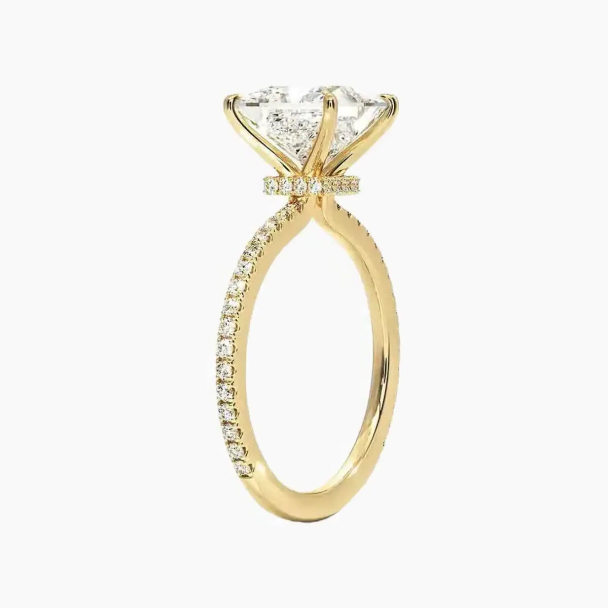 OBSER227 - Adalia Princess engagement ring setting view 8