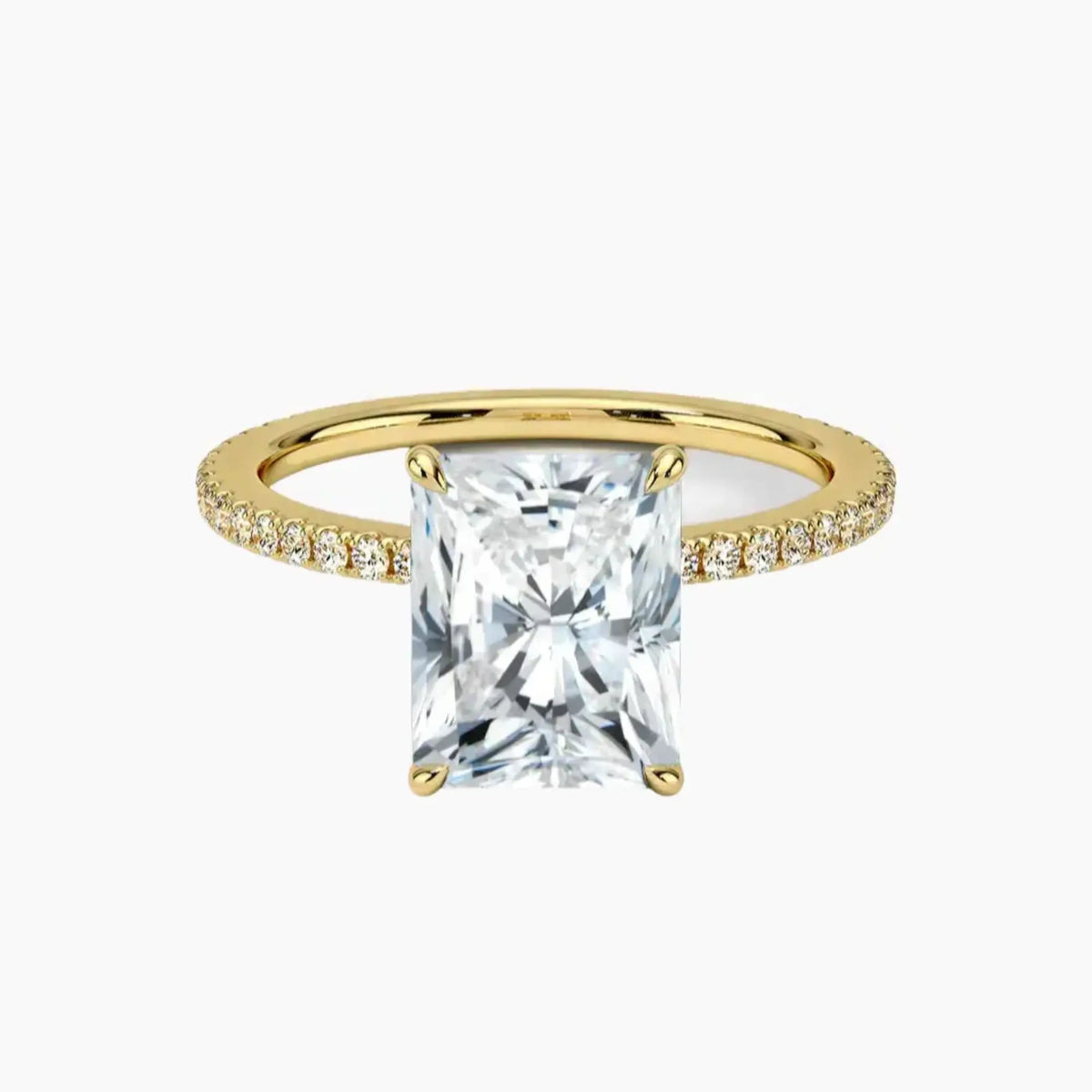 OBSER129 - Adalia Radiant engagement ring setting view 7