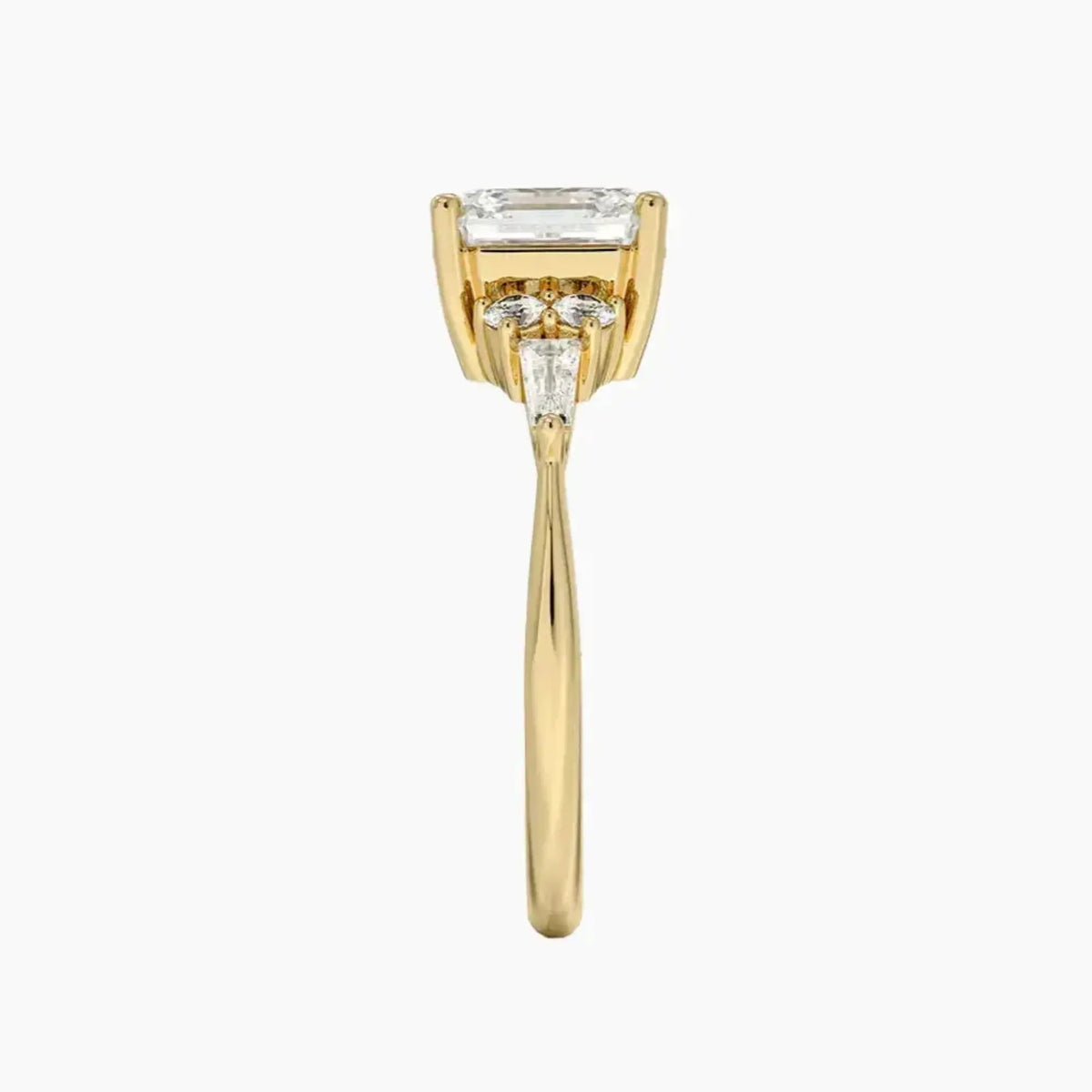 OBSER334 - Jovana Asscher engagement ring setting view 9