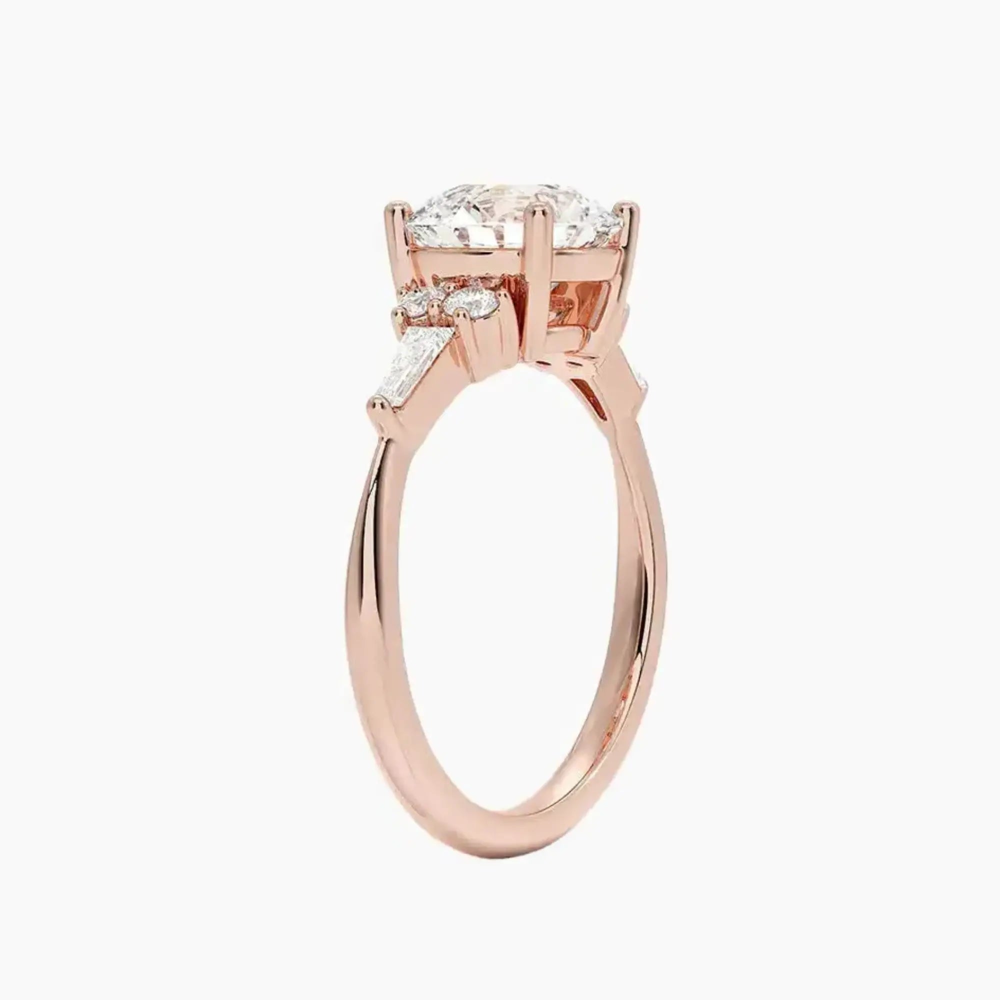 OBSER341 - Jovana Round engagement ring setting view 5