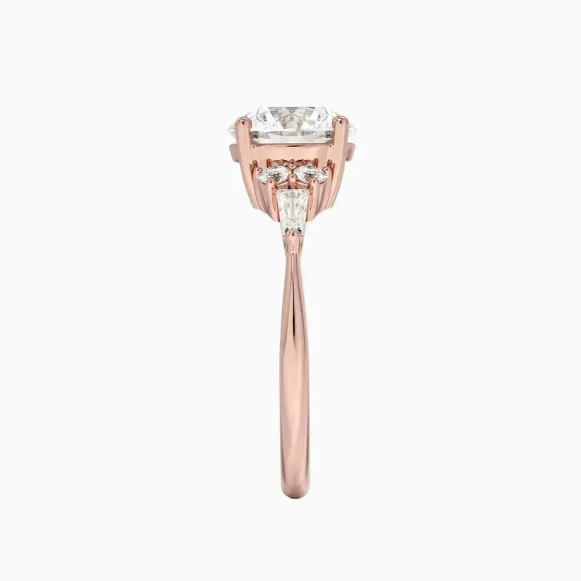 OBSER341 - Jovana Round engagement ring setting view 6