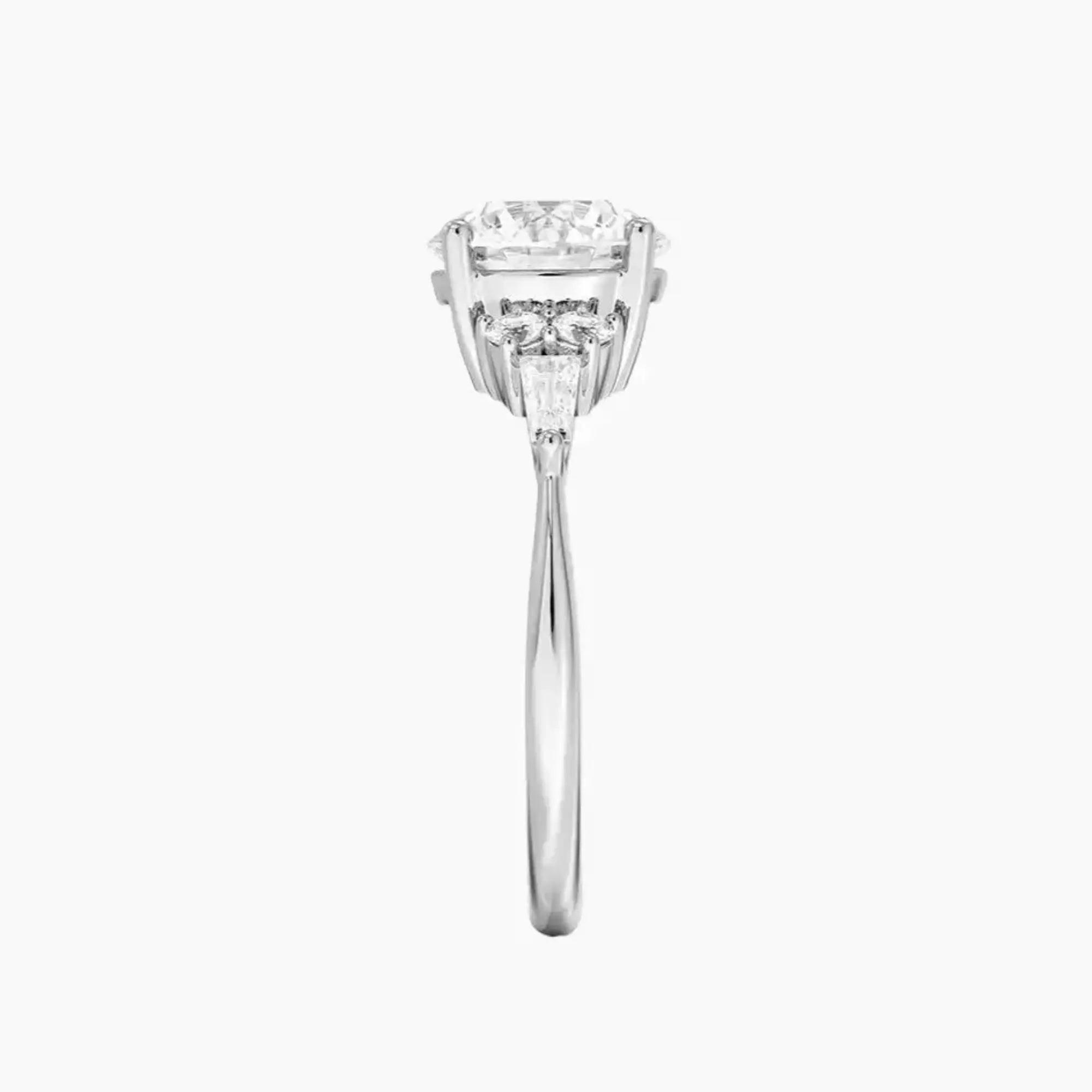 OBSER341 - Jovana Round engagement ring setting view 3