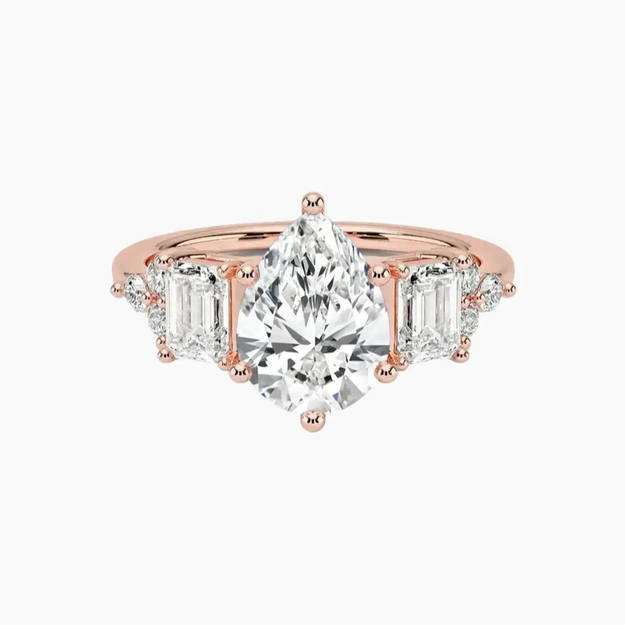 OBSER274 - Kaiya Pear engagement ring setting view 4