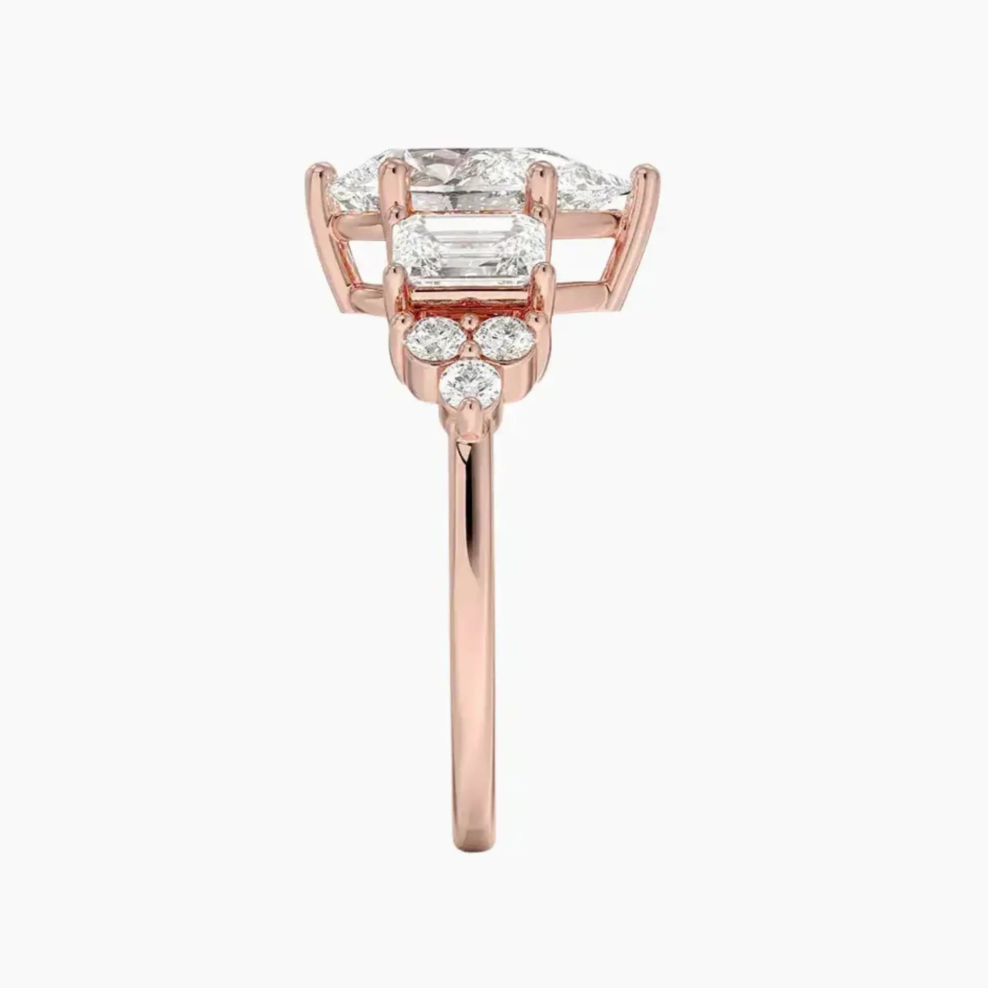 OBSER274 - Kaiya Pear engagement ring setting view 6