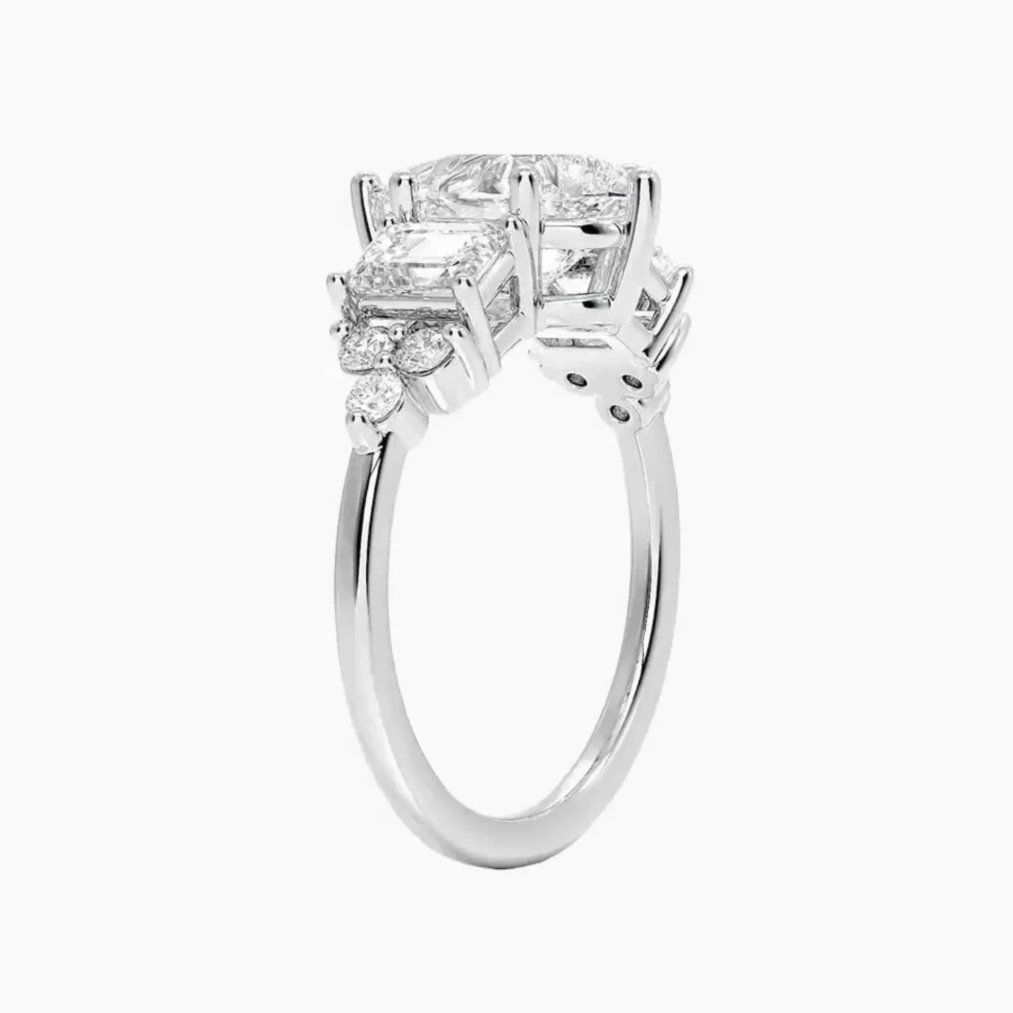 OBSER274 - Kaiya Pear engagement ring setting view 2