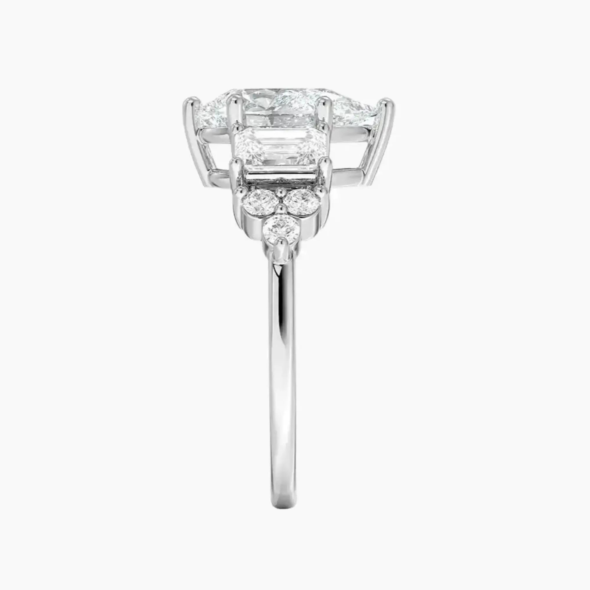 OBSER274 - Kaiya Pear engagement ring setting view 3