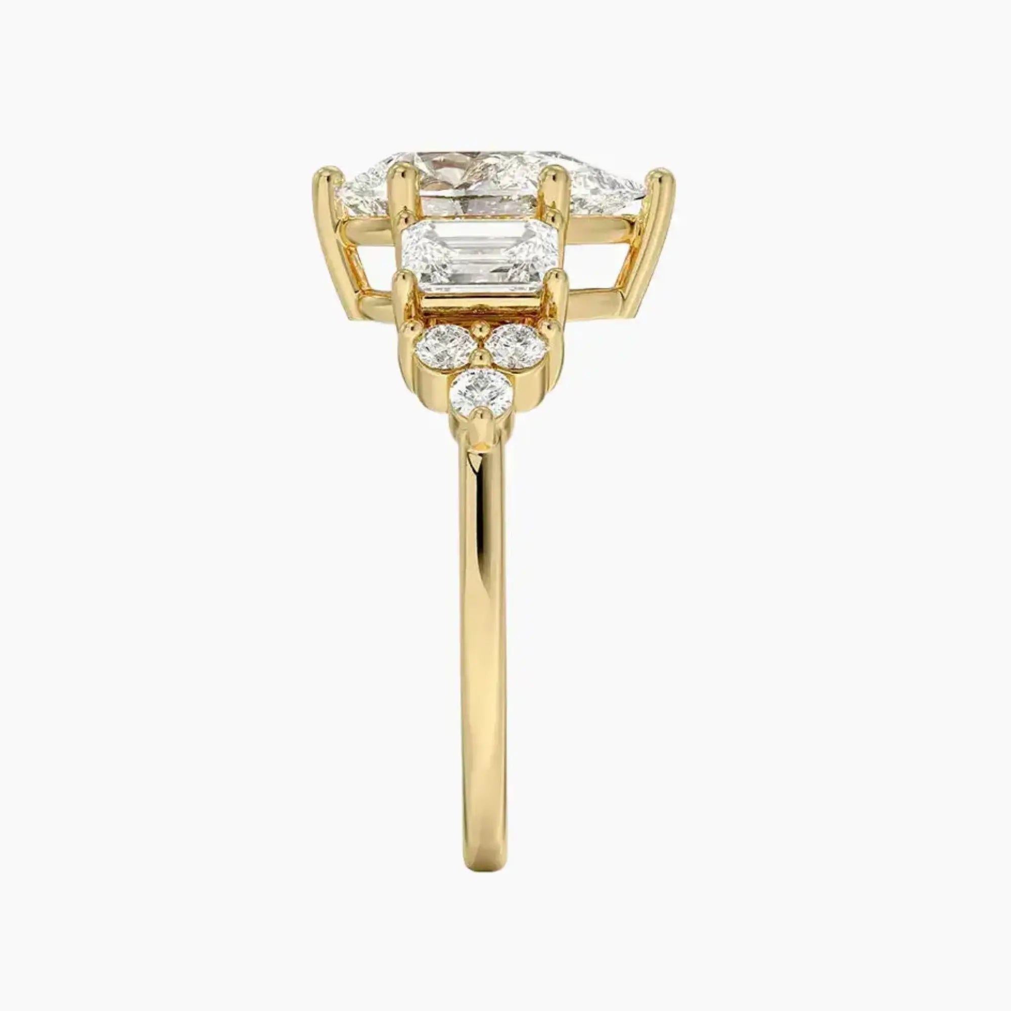 OBSER274 - Kaiya Pear engagement ring setting view 9