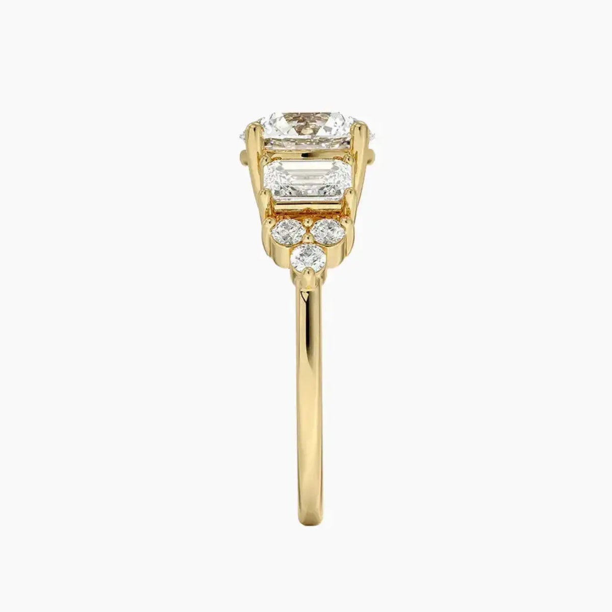 OBSER277 - Kaiya Round engagement ring setting view 9