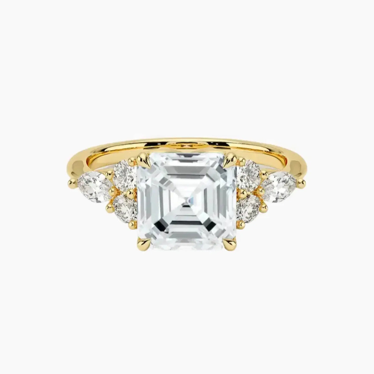 OBSER288 - Ingrid Asscher engagement ring setting view 7