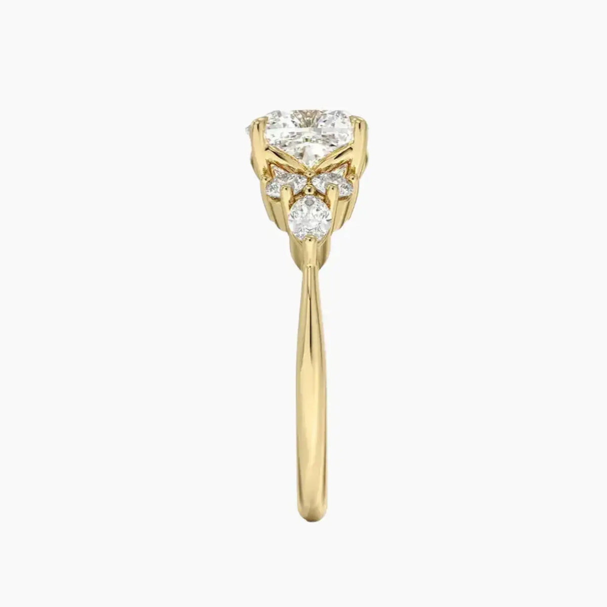 OBSER144 - Ingrid Cushion engagement ring setting view 9