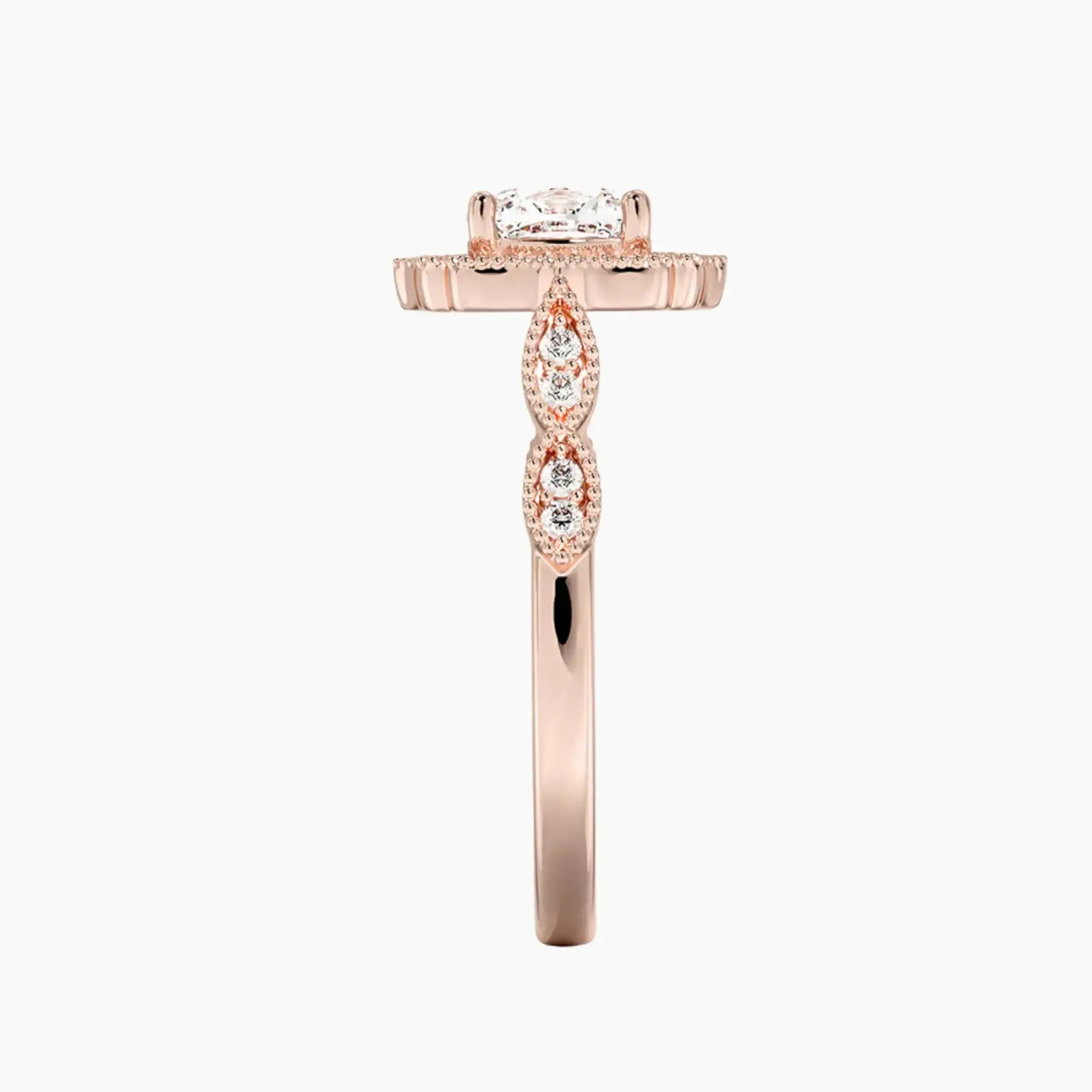 OBSER478 - Talitha Halo Cushion engagement ring setting view 6
