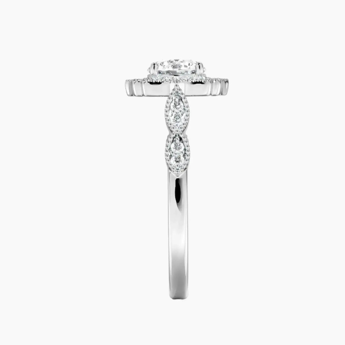 OBSER226 - Talitha Halo Round engagement ring setting view 3