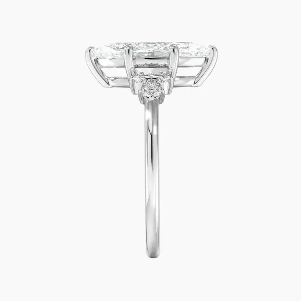OBSER141 - Jordana Marquise engagement ring setting view 3