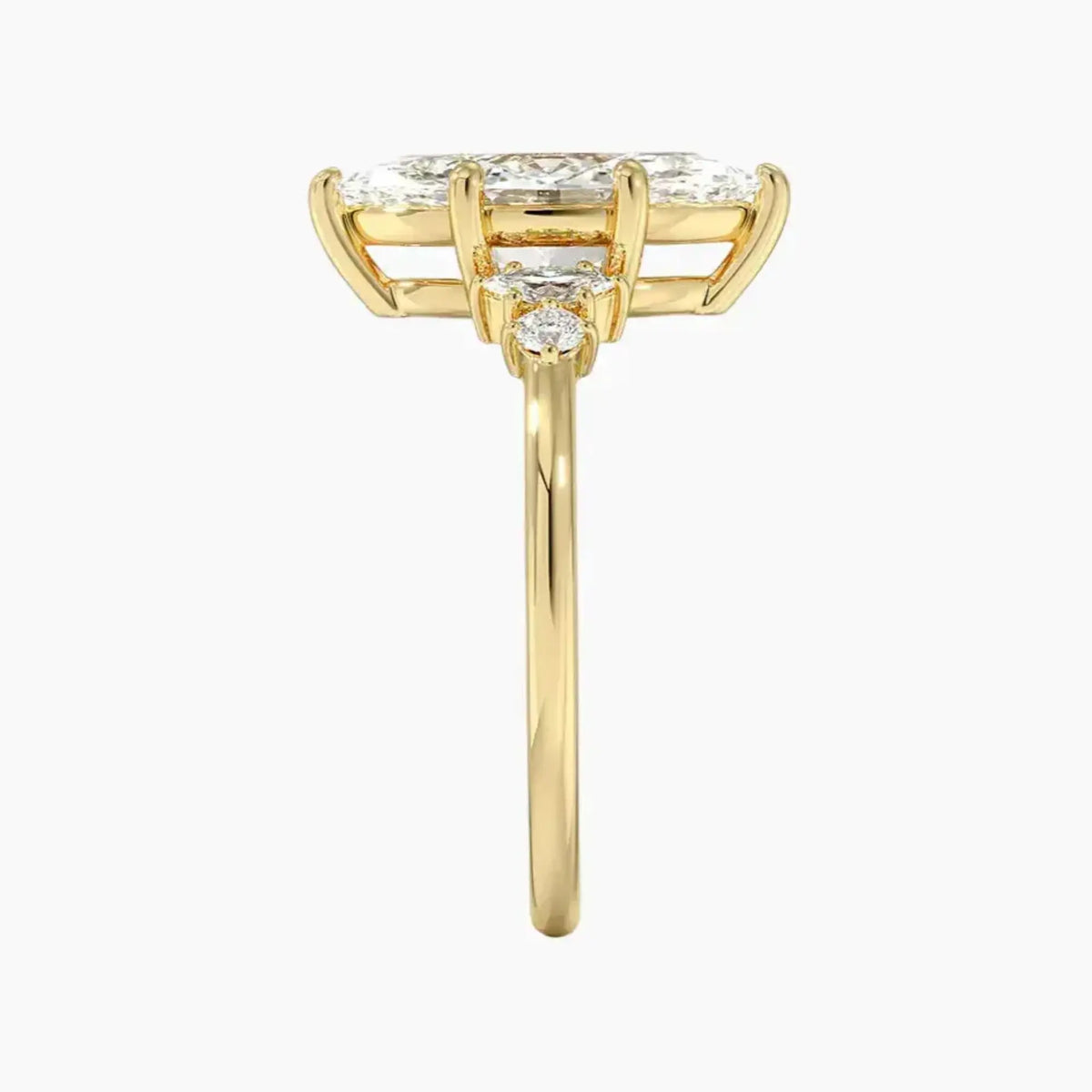 OBSER141 - Jordana Marquise engagement ring setting view 9