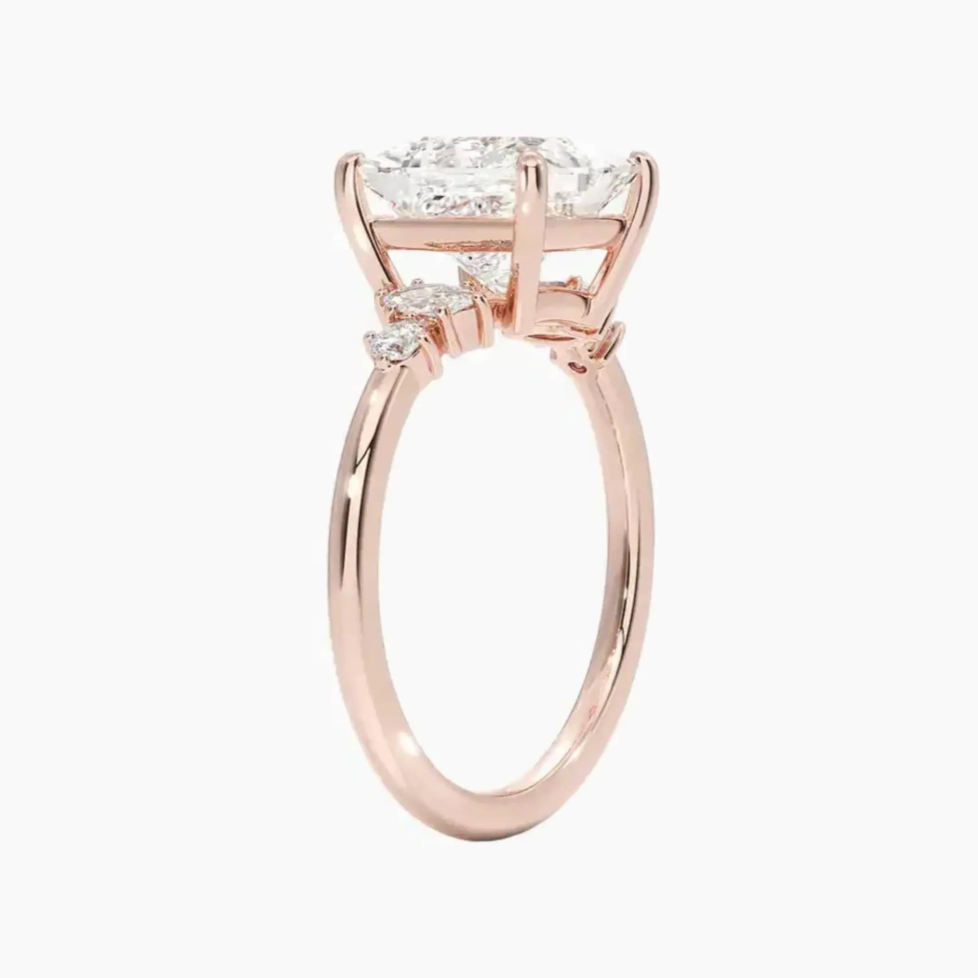 OBSER142 - Jordana Princess engagement ring setting view 5